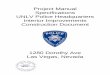 Project Manual Specifications UNLV Police Headquarters ... › sites › default › files › page_files › 182 › 5319-F… · 801 Las Vegas Blvd S #150 Las Vegas, NV 89101 (702)