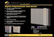 Digital Programmable Wall Heater... · u Designed for easy installation. heater is mounted prior to wiring. Both hands are free to make field connections in roomy compartment. u t