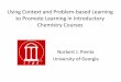 Association of Chemistry Teachers - Using Context … › Lectures at ICEC...Chemistry in the Community [ChemCom] • modular curriculum for high school • 8 units, based on societal