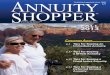 ANNUITY SHOPPER - ImmediateAnnuities.com › pdfs › as › annuity... · retirement. Given a fixed deposit amount, the monthly payments which derive from a “Straight Life” annuity