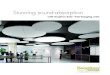 Stunning sound-absorption€¦ · Stunning sound-absorption with Ecophon Solo™ free-hanging units Saint-Gobain Ecophon AB, Box 500, S-260 61 Hyllinge, Sweden, phone +46 42 17 99