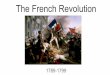The French Revolution - Birdville Schools...The French Revolution alarmed other European neighbors- Austria and Prussia ordered the French to reinstall Louis- France declared war on