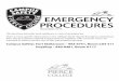 EMERGENCY PROCEDURES · Close all doors and post signs asking that doors be kept closed for the duration of the emergency. This will limit the spread of ash. Wait for a status report
