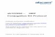 Conjugation Kit Protocol ab102890 – HRP - Abcam · conjugation occurs anywhere between pH 6.8 and 7.8. Avoid buffer components that are nucleophilic, as these may react with the