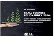 SMALL BUSINESS POLICY INDEX 2016 · The “Small Business Policy Index 2016” (this is the twentieth year that SBE Council has done this analysis, though previous year’s results