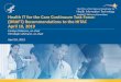 Health IT Advisory Committee – Trusted Exchange Framework ... · 4/10/2019  · Futures™. » Alignment with 2015 Edition Certification Criteria – Clinical Decision Support (CDS)