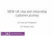 NEW UK visa and citizenship customer journey - London...From November 2018, UK Visas and Immigration is introducing new, streamlined services, allowing customers in the UK to submit