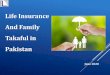 Life Insurance And Family Takaful in Pakistan · INDUSTRY DYNAMICS Market remains dominated by public sector entity –State Life Insurance Corporation of Pakistan (SLIC) Private