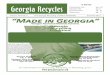 In This Issue Georgia Recycles Conference Info pg. 5-8 Industry … · 2017-07-11 · • A resume of the nominee; and • A brief statement by the nominee describing their interest