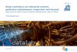 Deep Learning in an industrial context: predictive ... · predictive maintenance, inspection and beyond Data+Service Expert Group Predictive Maintenance, May 10, 2019 Thilo Stadelmann