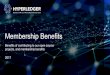 Membership Benefits - Hyperledger€¦ · Contributions undergo a rigorous peer review process, but are welcome from anyone. A Few Ways to Participate Subscribe to Hyperledger Mailing