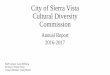 Sierra Vista Cultural Diversity Commissiondocserve.sierravistaaz.gov/Home/City Council/City...The Commission’s purpose is promote and improve relations and understanding among the