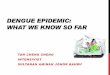 Dengue epidemic: What we know so far Tan Cheng …msic.org.my/filedownloader.asp?filename=asmic2015_Tan...Dengue Virus Genome −A single stranded RNA −Genome is about 11000 ribonucleotides,