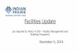 Facilities Update (as required by Policy 4:150 – Facility ......Dec 09, 2019  · Projects Actual Cost Phase V –Elementary A. C. Special $4,800,000 Classroom Lock Modifications