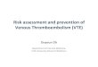 Risk assessment and prevention of Thromboembolism (VTE)€¦ · High risk of bleeding is defined by a cumulative score ≥ 2 points. Major bleeding risk in low risk and high risk