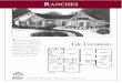 Ranch Style floor plans - RBA Homes, New Jersey plans Ranch.pdf · he Ranch home is prized for the convenience of one floor living as well as the efficient use of space. Many of today’s