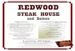 Redwood Steakhouse Rob 2008 Dinner legal rev 4 28 11 FINAL › s › Redwood Steakhouse... · 2011-05-14 · & sweetness of a senorita’s kiss 5.99 Lynchburg Lemonade Jack Daniels