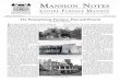 Volume 39, Number 3 The Pennsylvania Furnace, Past and …...Volume 39, Number 3 Summer 2017 Mansion notes Centre FurnaCe Mansion newsletter oF the Centre County historiCal soCiety