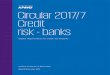Circular 2017/7 Credit risk - banks · Circular 2017/7 Credit risk - banks Capital requirements for credit risk at banks ... F. Calculation margin nos. 311-327 G. Minimum capital