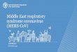 Middle East respiratory syndrome coronavirus (MERS-CoV) · JPC/REMESA – Cairo(Egypt) – 26-27 June 2019 Middle East respiratory syndrome coronavirus (MERS-CoV)/Meetings and events