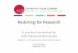 Reskilling for Research€¦ · RLUK report RLUK = Research Libraries UK Re-skilling for Research: An investigation into the role and skills of subject and liaison librarians required