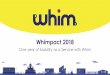 Whimpact 2018...Helsinki region residents 2,15 Public transport trips/day, Whim users MaaS public transport We’ve said it from the start. Public transport is the backbone of MaaS
