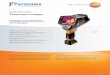Datasheet Thermal imager - Pyrosales · testo 875i) testo 875 testo 875-1 testo 875-1i testo 875-2i testo 875-2i set The thermal imager testo 875-1 with a detector resolution of 160
