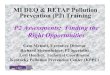 MI DEQ & RETAP Pollution Prevention (P2) Training · Develop Schedule P2 PROGRAM IMPLE-MENTATION 3 MAINTAIN P2 PROGRAM 4 ESTABLISH P2 PROGRAM ... Present to Management IMPLEMENT P2