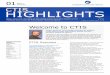 Issue 1 June 2020 CTIS HIGHLIGHTS · 01 Issue 1 June 2020 News, views and interviews for the Clinical Trials Information System (CTIS). Published twice a year by the European Medicines