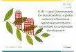 ICLEI –Local Governments for Sustainability: a global ... 201… · ‐europe.org • ICLEI –Local Governments for Sustainability:a global network of local and regional governments