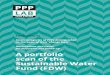 A portfolio scan of the Sustainable Water Fund (FDW)The FDW portfolio: three sub-themes and seven specific 8 categories of PPPs 0 A. Improved access to drinking water and sanitation