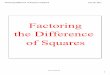 Factoring Difference of Squares.notebook - Miami Arts Charter...Factoring Difference of Squares.notebook 23 July 30, 2017 Jul 305:43 PM The 2nd term in each parentheses is the square