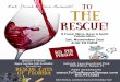 Dr;hk ave TO RESCUE! A Food, Wine, Beer 6 Spirit Celebration Sat. … · A Food, Wine, Beer 6 Spirit Celebration Sat. Nouember 2nd 6:30 To IOPM $65 Sponsor & Vendor Opportunities