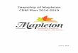 Township of Mapleton CDM Plan 2014-2019€¦ · Energy Management Plan. Township of Mapleton. From: 2014-01-01 to: 2018-12-31. Commitment - Declaration of Commitment: Council Resolution: