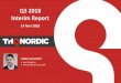 Q3 2018 Interim Report - Embracer Group · 1 Q3 2018 Interim Report 14 Nov 2018 Lars Wingefors Co-Founder & Group CEO Today’s presenter: 2 Net sales SEK 1,273m. EBITDA. SEK 215m