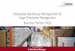 Integrated Warehouse Management for Sage X3 · necessary to install and support the Warehouse Manager Enterprise Management application, Datalinx provide training, either in person