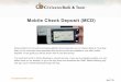 Mobile Check Deposit (MCD) - Citizens Bank & Trust€¦ · Bank reserves the right to reject all items that are not endorsed as specified. However, if CB&T permits a deposit without