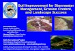 Soil Improvement for Stormwater Management, Erosion ... · Stormwater Mgmt. Manual for Western WA • Equivalency required for Phase I & II NPDES permittees • Volume V, Chapter
