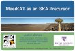 MeerKAT as an SKA Precursor - ACRU · MeerKAT as an SKA Precursor China/SA bilateral conference – Unhlanga Rocks – 21st November 2016 Justin Jonas ... physical layout of HartRAO