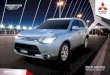Brochure: Mitsubishi Outlander PHEV (March 2014)...The Outlander PHEV inherits the interior design theme of the petrol model but there are distinct differences. The selector lever,