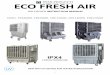 ECO FRESH AIR pdf/Star... · D)Other tips for cooler use: 1- Keep doors and windows open to allow fresh air to enter, and treated air to exit, when cooler is operating. 2- Flashing