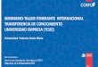 SEMINARIO-TALLER ITINERANTE INTERNACIONAL … · Enhancing innovation and entrepreneurial ecosystem 5. Innovation for inclusive growth 6. Strengthening human capital and mission oriented