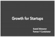 Growth for Startups Synapse Gustaf...“Conversion rate” 4. “Customers that aren’t paying” Growth channels & tactics. Two ways ways to grow at scale 1. Product Growth / Conversion