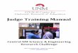 Judge Training Manualstemed.unm.edu/sites/all/docs/JUDGE_TRAINING_MANUAL.pdf · Judge Training Manual. Central NM Science & Engineering Research Challenge (505) 277-4916 Phone (505)