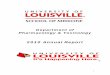 2010 Annual Report - University of Louisvillelouisville.edu/medicine/departments/pharmacology/files...education and preparation of medical, dental, nursing, and other health care professional