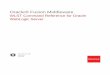 WLST Command Reference for Oracle WebLogic Server · Oracle® Fusion Middleware WLST Command Reference for Oracle WebLogic Server 12c (12.2.1.3.0) E80406-04 May 2018
