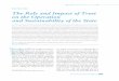 The Role and Impact of Trust on the Operation and Sustainability … · 2018-10-12 · Focus – SuStainability and truSt Public Finance Quarterly 2018/3 293 We could read about the
