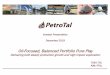 Investor Presentation December 2019 - PetroTal Corp.petrotal-corp.com/wp-content/uploads/2018/06/... · deliveries to date via trucking. Talara Refinery (20,000 b/d): Preferred option