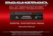 Cyborg Distortion Manual - ZIKINF...o SOLO Mode - Each preset of the Cyborg Distortion has two modes, Crunch mode and Solo Mode. When you turn ON the Cyborg Distor-tion (Point 9) it