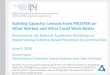 Building Capacity: Lessons from PROSPER on What Worked and ...sites.nationalacademies.org/cs/groups/dbassesite/documents/webp… · Part 1. Preview of PROSPER Key PROSPER Partnership